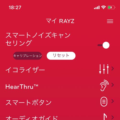 RAYZアプリ